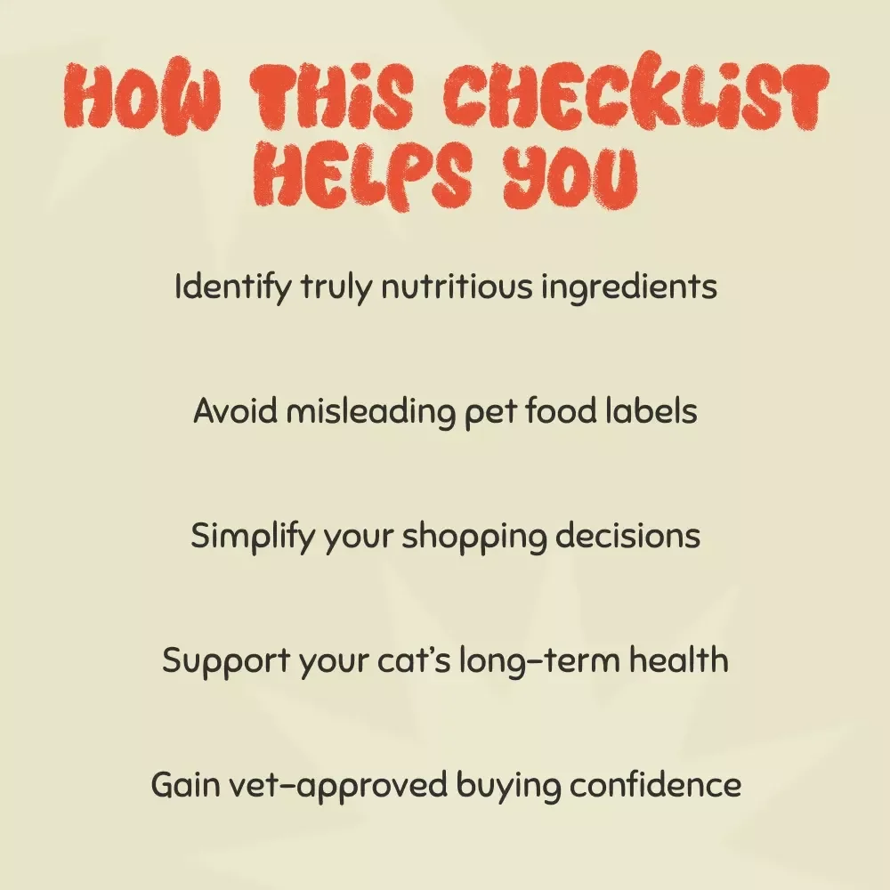 Healthy Wet Cat Food Checklist for Smart Shoppers | Printable Guide for Cat Parents | Digital Download | How to Choose the Healthiest Wet Cat Food