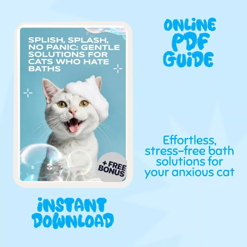Splish, Splash, No Panic: Gentle Solutions for Cats Who Hate Baths - A Digital Guide for Stress-Free Cat Bathing