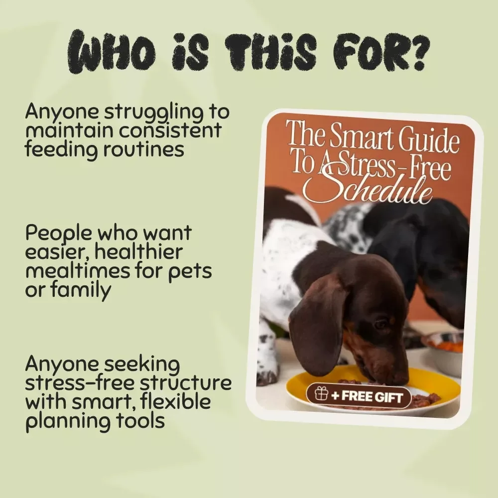 Feeding Time Mastery: The Smart Guide to a Stress-Free Schedule | Digital Feeding Schedule eBook, Pet Feeding Planner, Routine Tracker, AI Tools for Feeding, Printable Guide Download