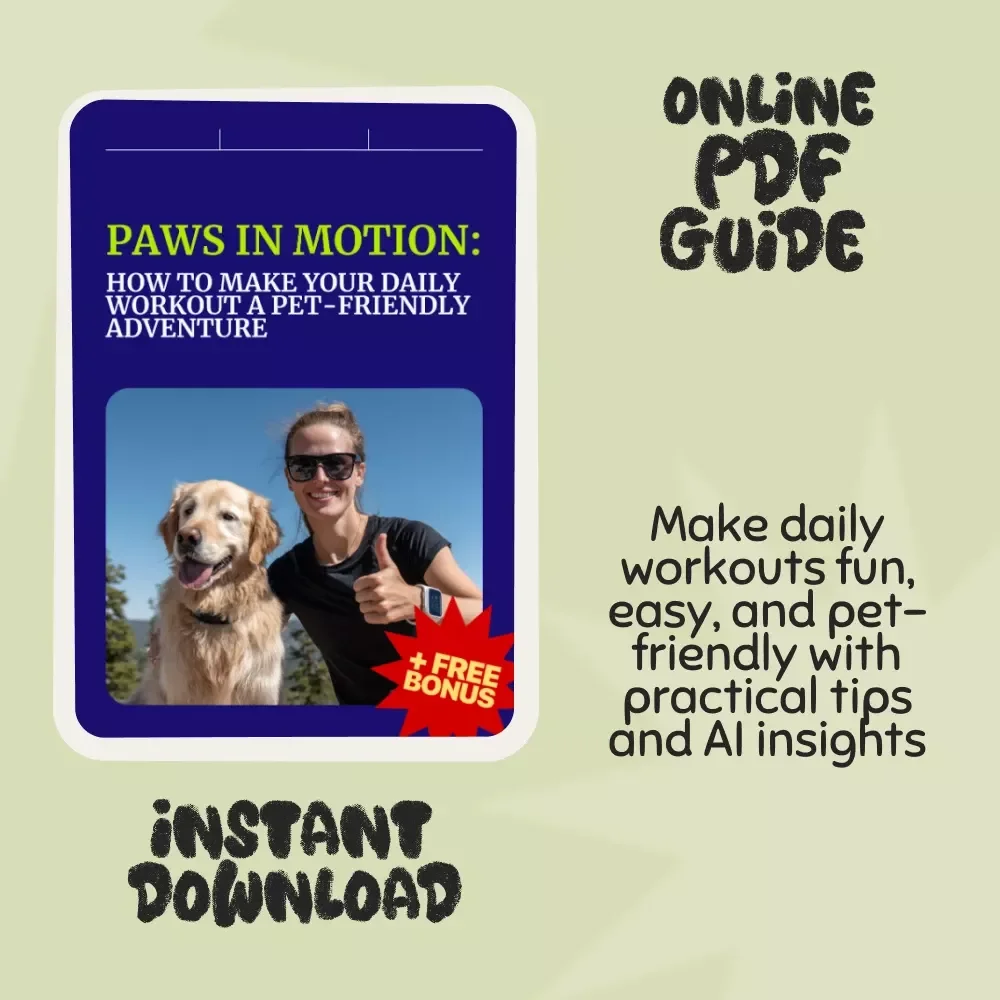 Paws in Motion: How to Make Your Daily Workout a Pet-Friendly Adventure - Tips for Including Pets in Your Daily Exercise Routine