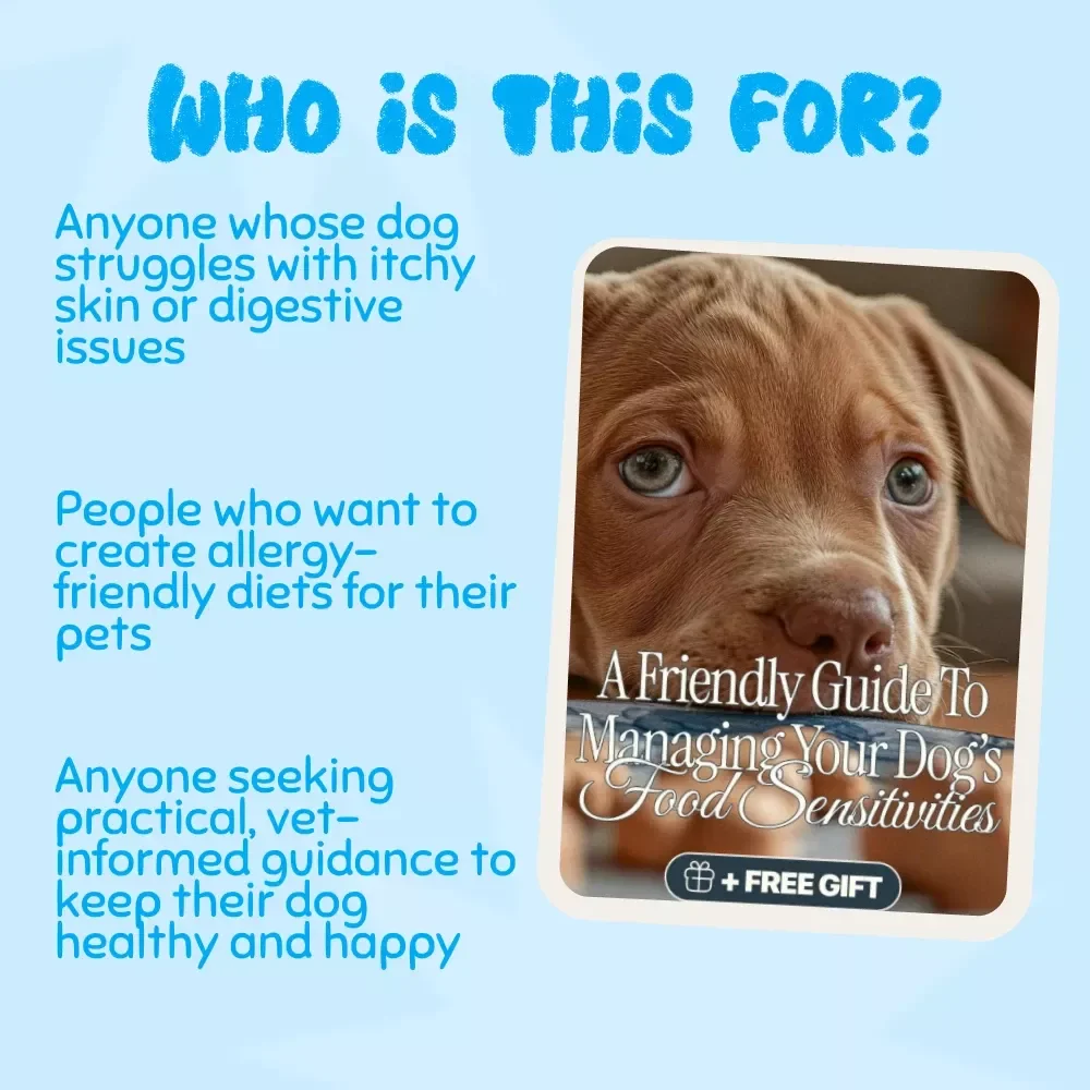 Paws & Allergies: A Friendly Guide to Managing Your Dog’s Food Sensitivities | Dog Allergy eBook, Canine Food Allergy Guide, Pet Health Digital Download, Hypoallergenic Dog Diet Tips