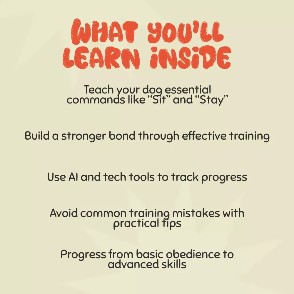Sit, Stay, Smart: A Modern Guide to Teaching Your Dog Basic Commands - Dog Training eBook for All Owners