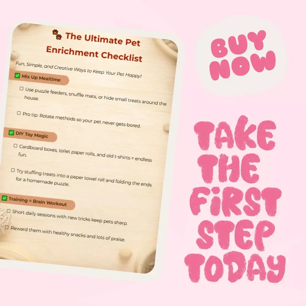 The Ultimate Pet Enrichment Checklist: Expert Tips for Creating Fun & Stimulating Activities for Your Pet