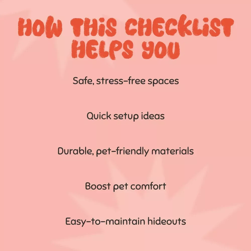 Cozy Corners for Tiny Pals: Your Pet Hideout Checklist - How to Make Safe Hideouts for Small Pets