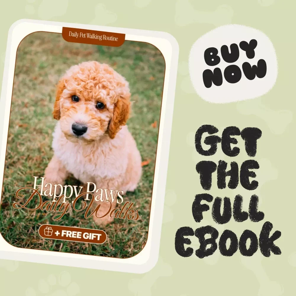 Happy Paws Daily Walks | Pet Walking Routine eBook for Dog & Cat Owners | How to Build a Daily Pet Walking Routine | Digital Guide for Pet Lovers