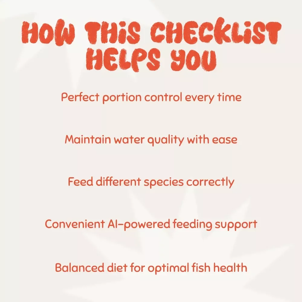 Fish Feeding Checklist – How Much Should You Feed Fish Daily? Complete Guide for Aquarium Care