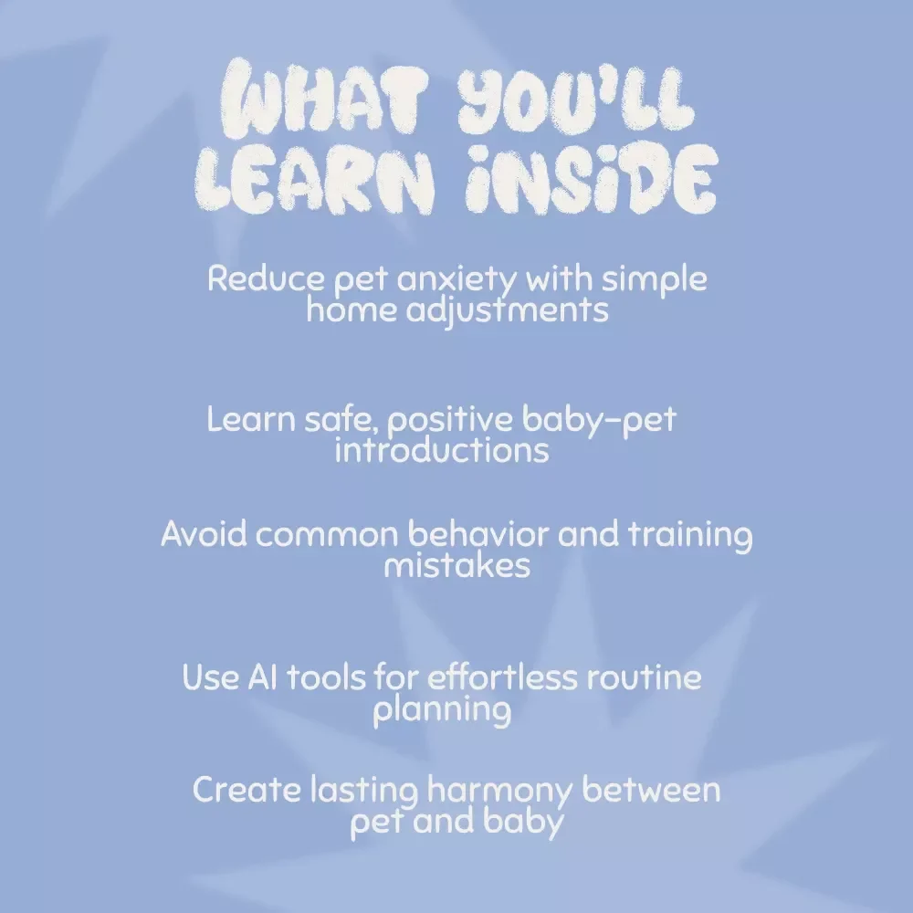 Preparing Pets for a New Baby | How to Prepare Pets for a New Baby in the Home | Pet & Baby Transition eBook
