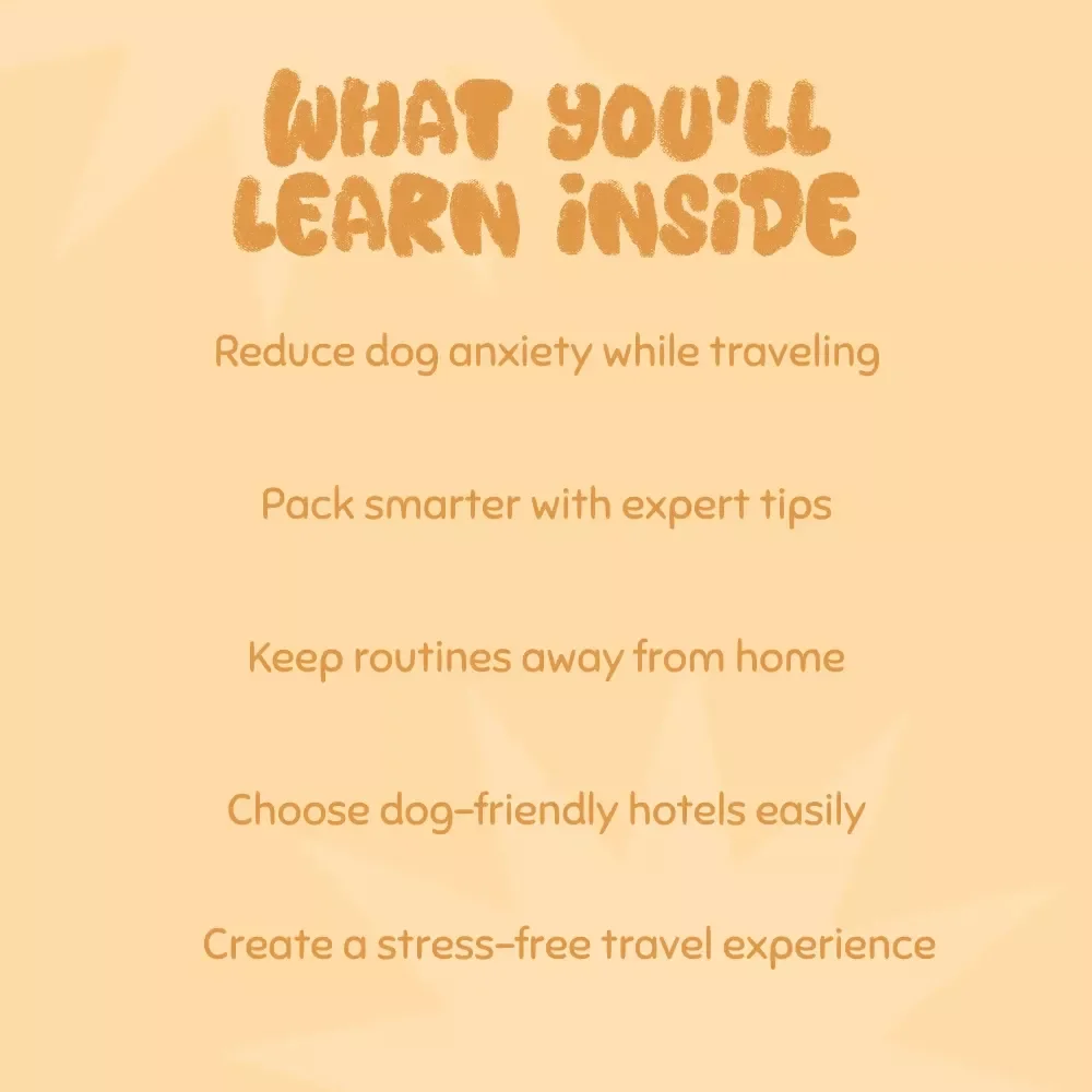Making Your Dog Feel at Home in Any Hotel Room | Dog Travel eBook, Pet-Friendly Hotel Guide, Dog Owner Travel Tips, Printable Checklist for Stress-Free Trips