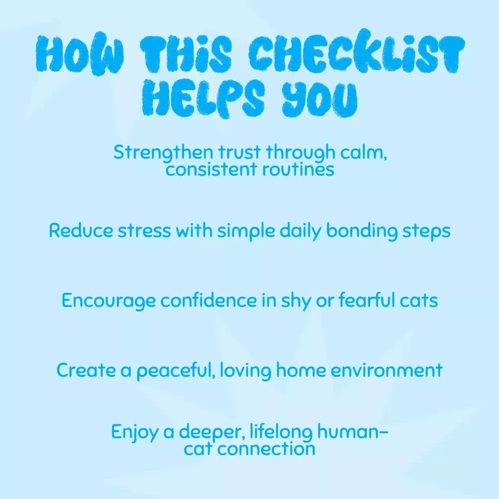 Purrfect Connections: Your Rescue Cat Bonding Checklist | Digital Cat Adoption Guide, Printable Pet Care eBook, Cat Lover Download