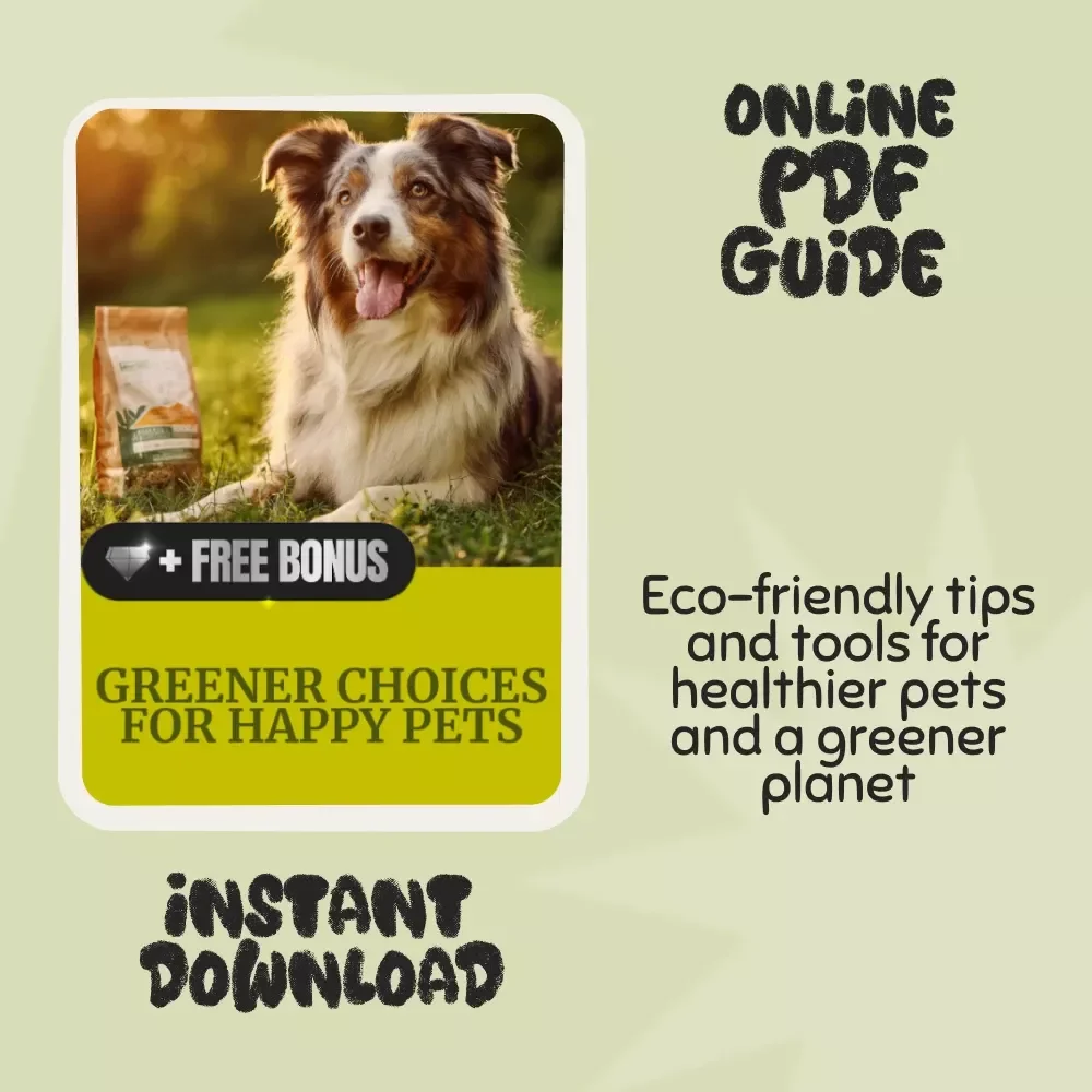 Greener Choices for Happy Pets | Eco-Friendly Pet Care Guide for Conscious Pet Owners | Digital Download on How to Choose Eco-Friendly Pet Products