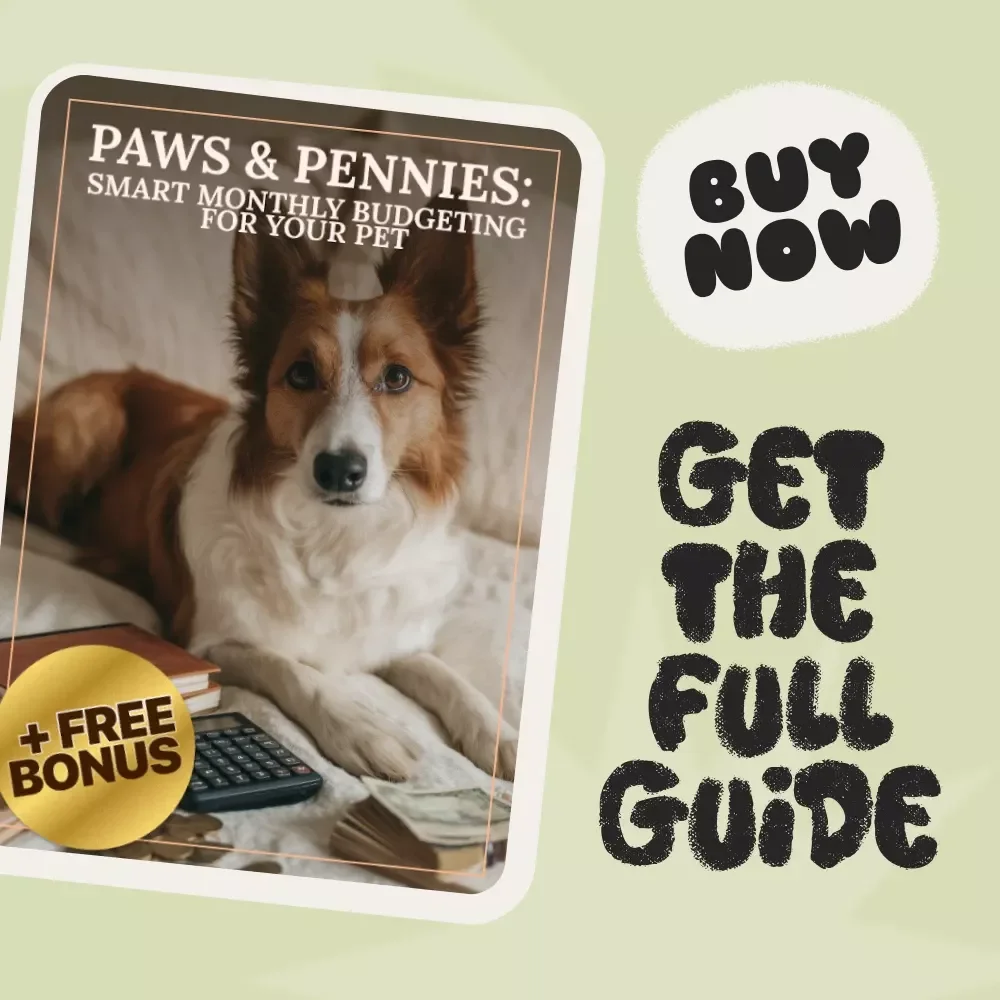 Paws & Pennies: Smart Monthly Budgeting for Your Pet | Digital Guide for Pet Owners | Tips for Budgeting Monthly Pet Expenses | Printable eBook & Pet Finance Planner