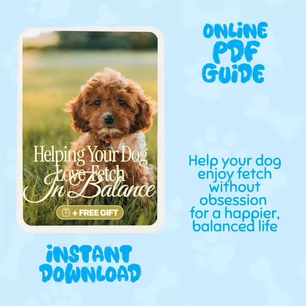 Helping Your Dog Love Fetch in Balance | Digital Guide for Understanding and Managing Obsessive Fetch Behavior | What to Do When Fetch Becomes Obsessive | Dog Training eBook