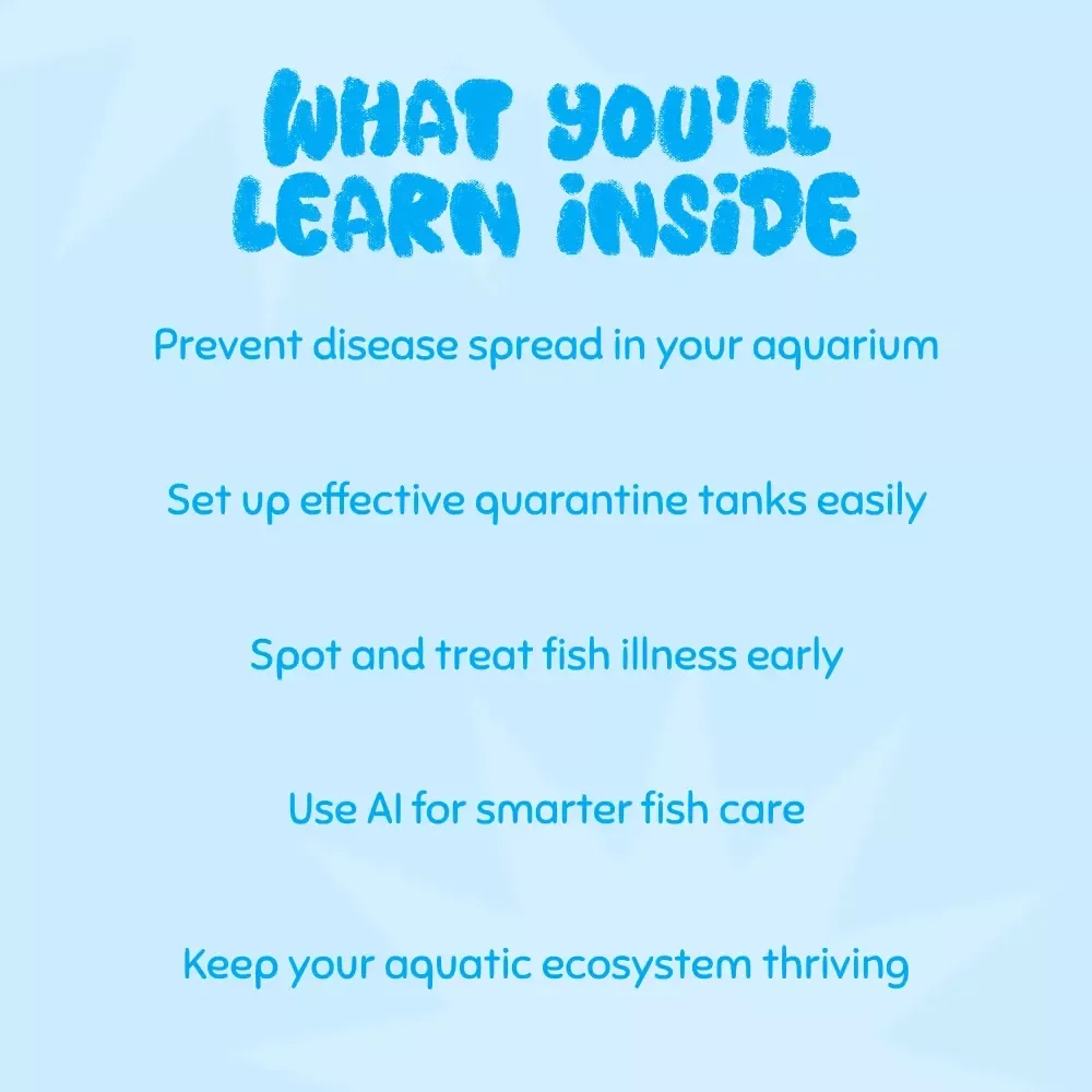 Quarantining New Fish | Comprehensive Digital Guide for Aquarium Hobbyists | How to Quarantine New Fish Properly Step-by-Step eBook