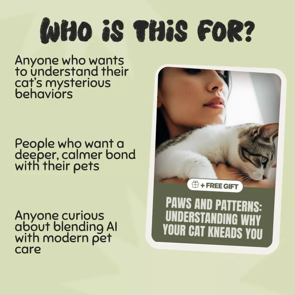 Paws and Patterns: Understanding Why Your Cat Kneads You | Cat Behavior eBook, Feline Psychology Guide, AI Cat Care Manual, Digital Download for Cat Lovers