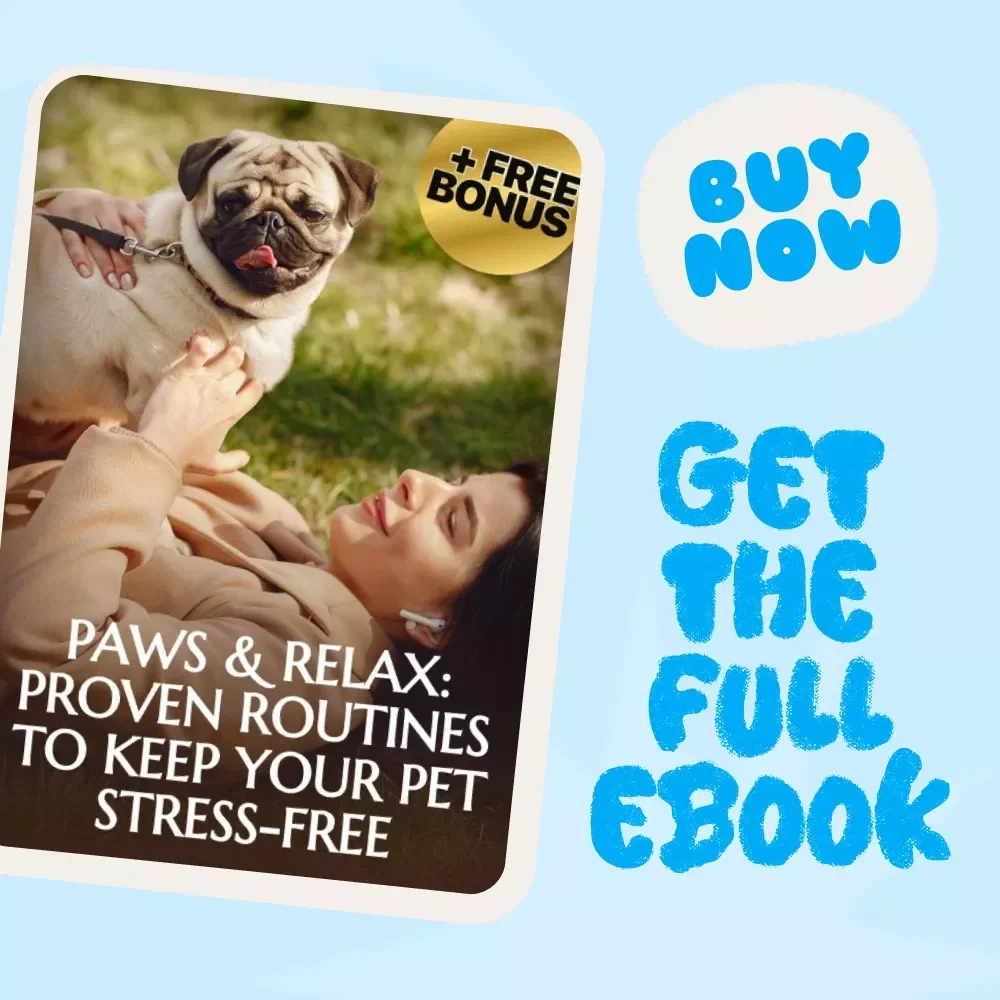 Paws & Relax: Proven Routines to Keep Your Pet Stress-Free | Best Routines to Lower Pet Stress | Digital Download eBook for Pet Owners