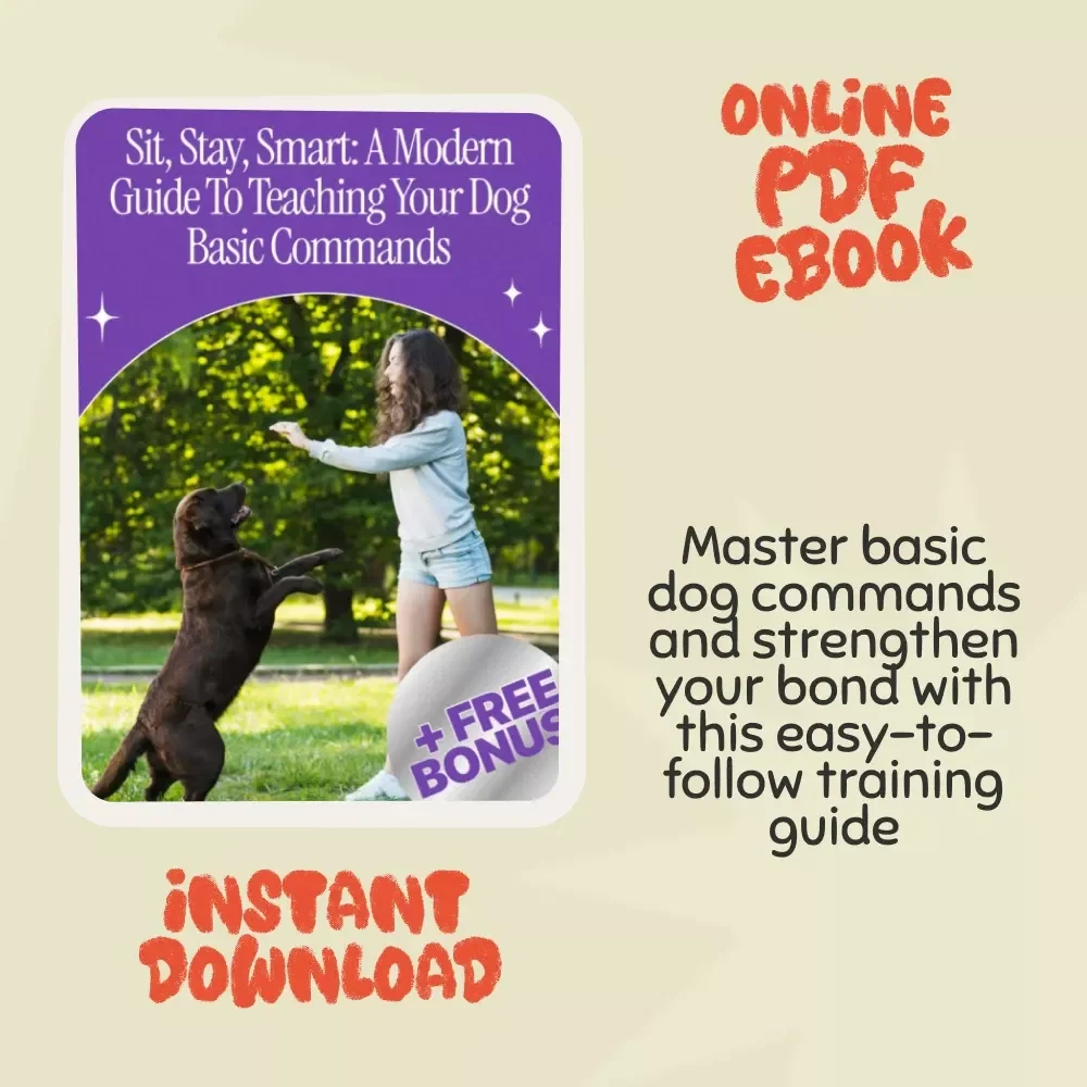 Sit, Stay, Smart: A Modern Guide to Teaching Your Dog Basic Commands - Dog Training eBook for All Owners