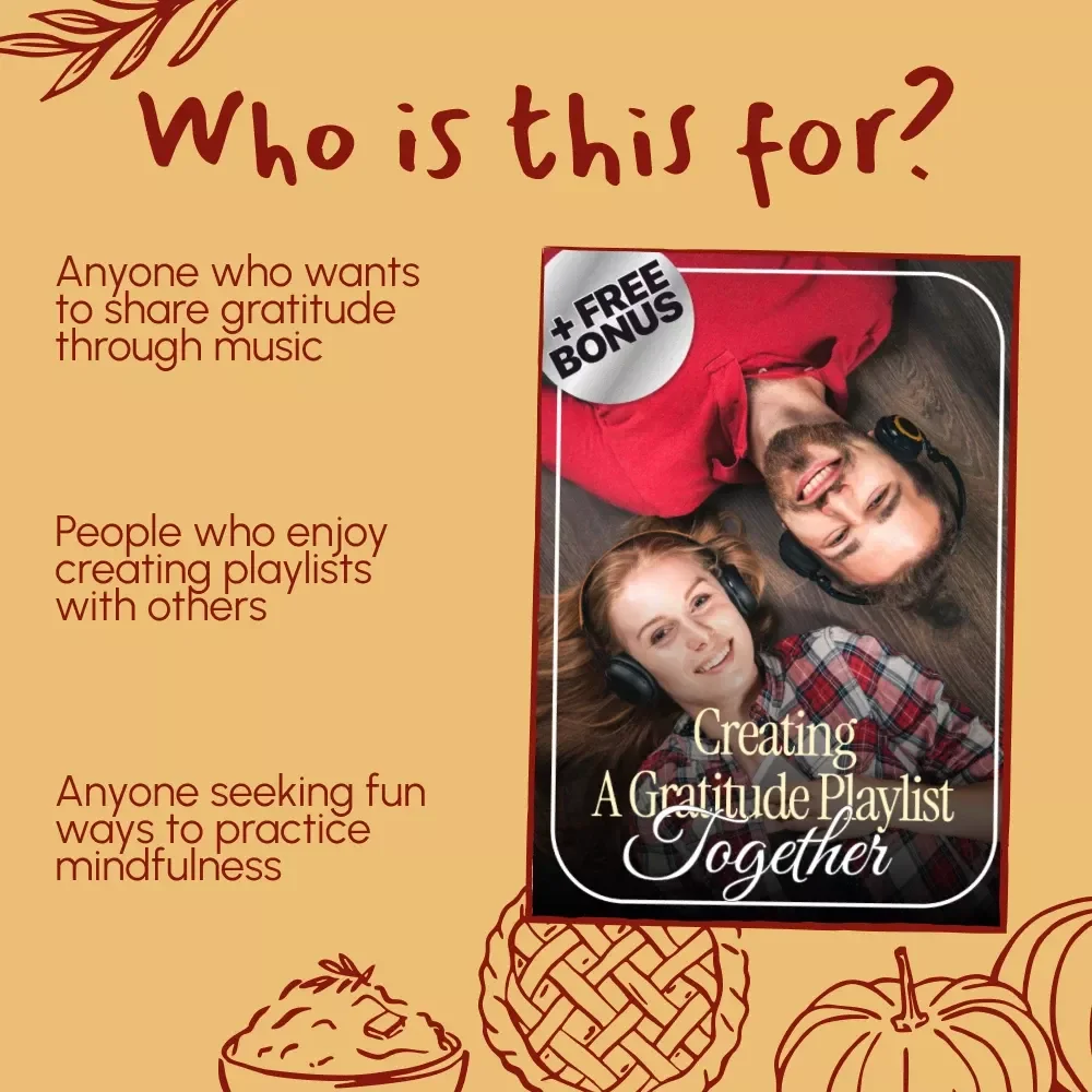 Creating a Gratitude Playlist Together | How to Make a Gratitude Playlist Together | Digital Ebook Guide
