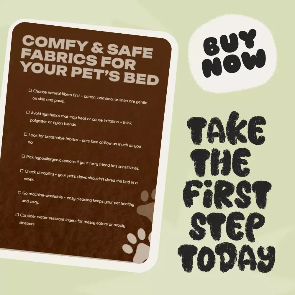 Comfy & Safe Fabrics for Your Pet’s Bed - Ultimate Checklist for Choosing Safe Bedding Fabrics