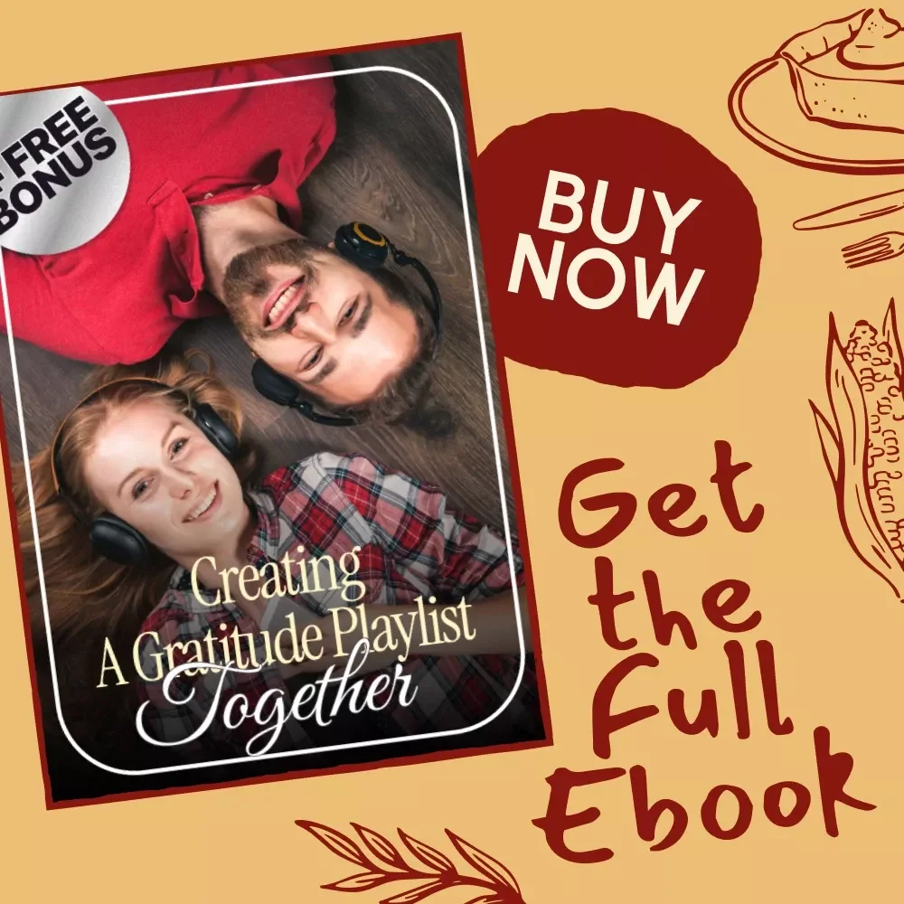 Creating a Gratitude Playlist Together | How to Make a Gratitude Playlist Together | Digital Ebook Guide