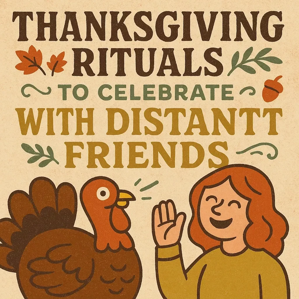 Thanksgiving Rituals to Celebrate with Distant Friends | Digital Guide | Simple Thanksgiving Rituals for Long-Distance Friends