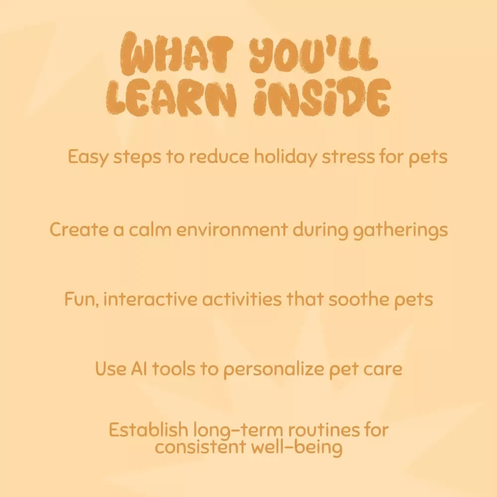 Calm Paws, Happy Holidays: A Stress-Free Guide for Pets and Their People - Holiday Pet Care eBook