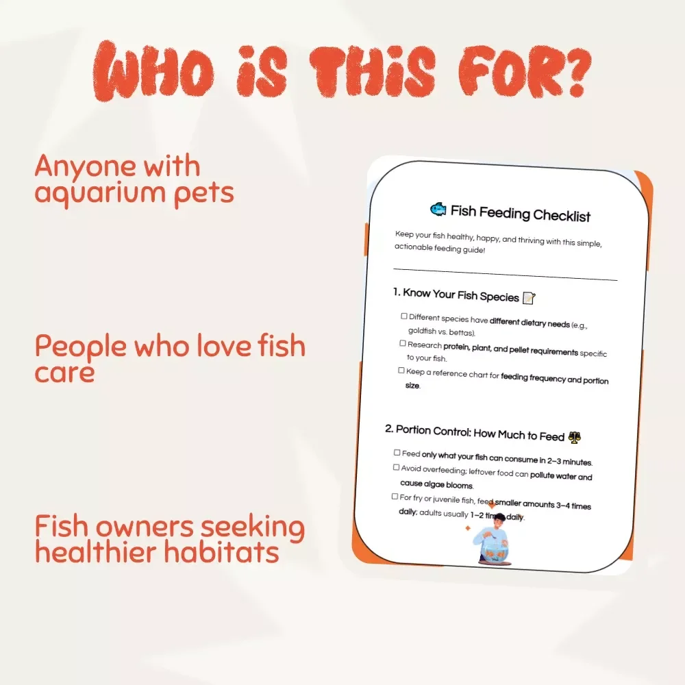 Fish Feeding Checklist – How Much Should You Feed Fish Daily? Complete Guide for Aquarium Care