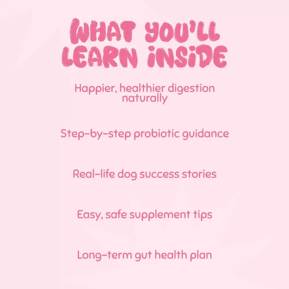 Happy Tummies, Wagging Tails: The Smart Guide to Using Probiotics for Your Dog | Dog Health eBook | Canine Digestive Wellness | Pet Probiotic Care | Digital Download