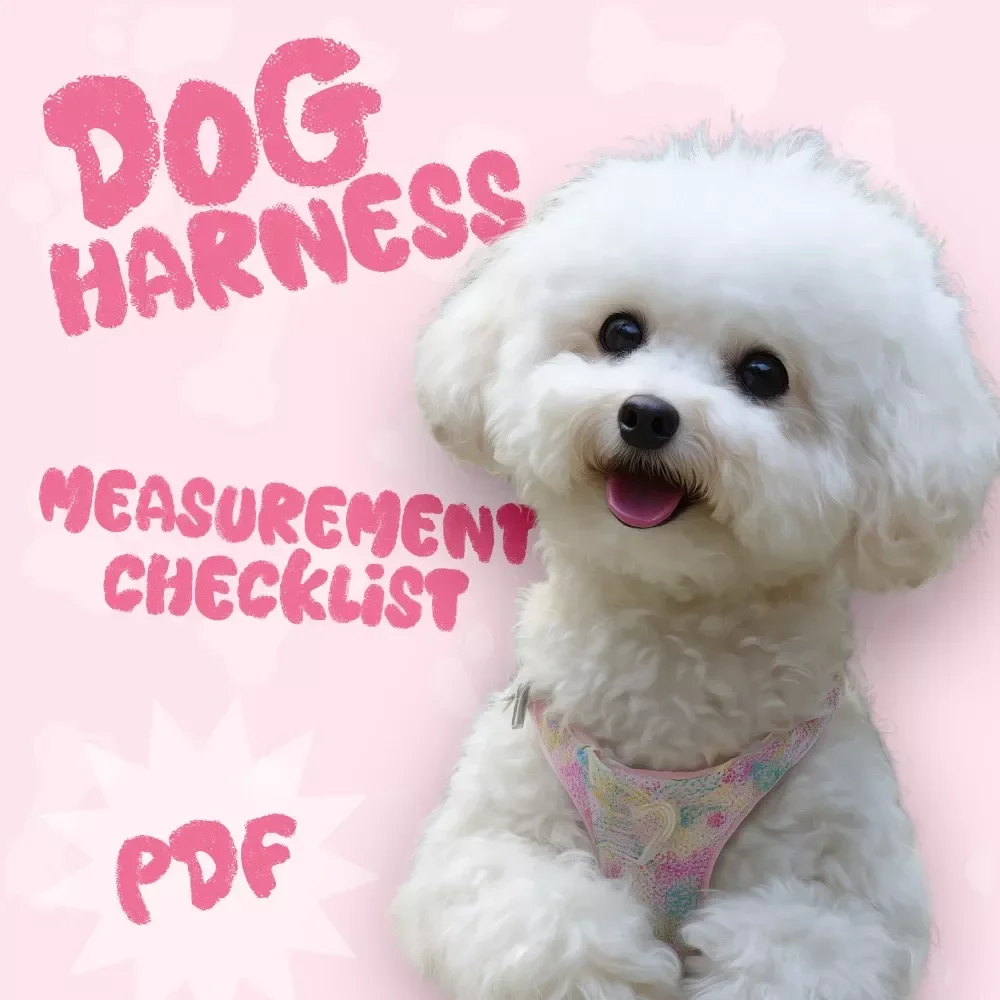 The Dog Harness Measurement Checklist | Printable Pet Guide | How to Measure a Dog for a Harness Correctly | Instant Digital Download for Dog Owners & Pet Lovers