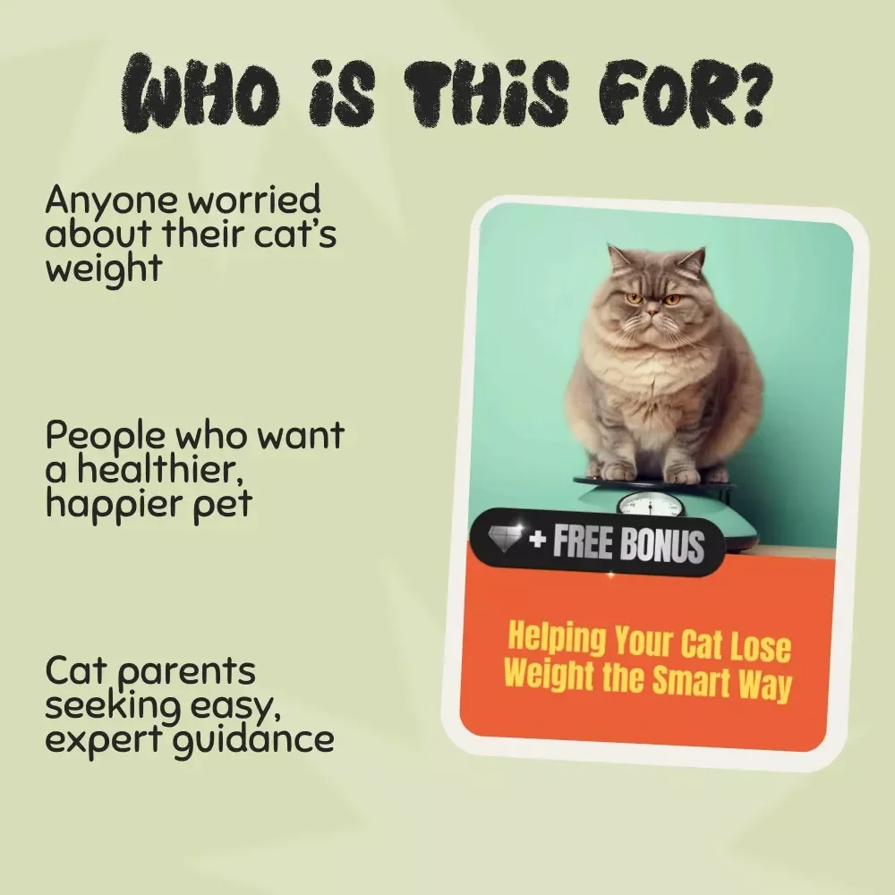 Helping Your Cat Lose Weight the Smart Way | Digital Guide for Pet Owners | What to Do When a Cat Is Overweight | Feline Health eBook & Wellness Plan