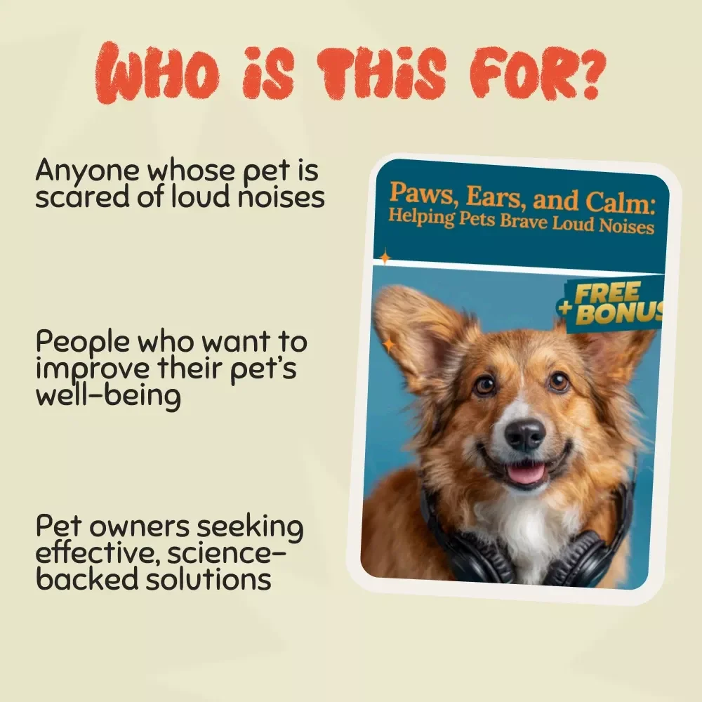 Paws, Ears, and Calm: Helping Pets Brave Loud Noises – A Pet Anxiety Guide for Stress-Free Living