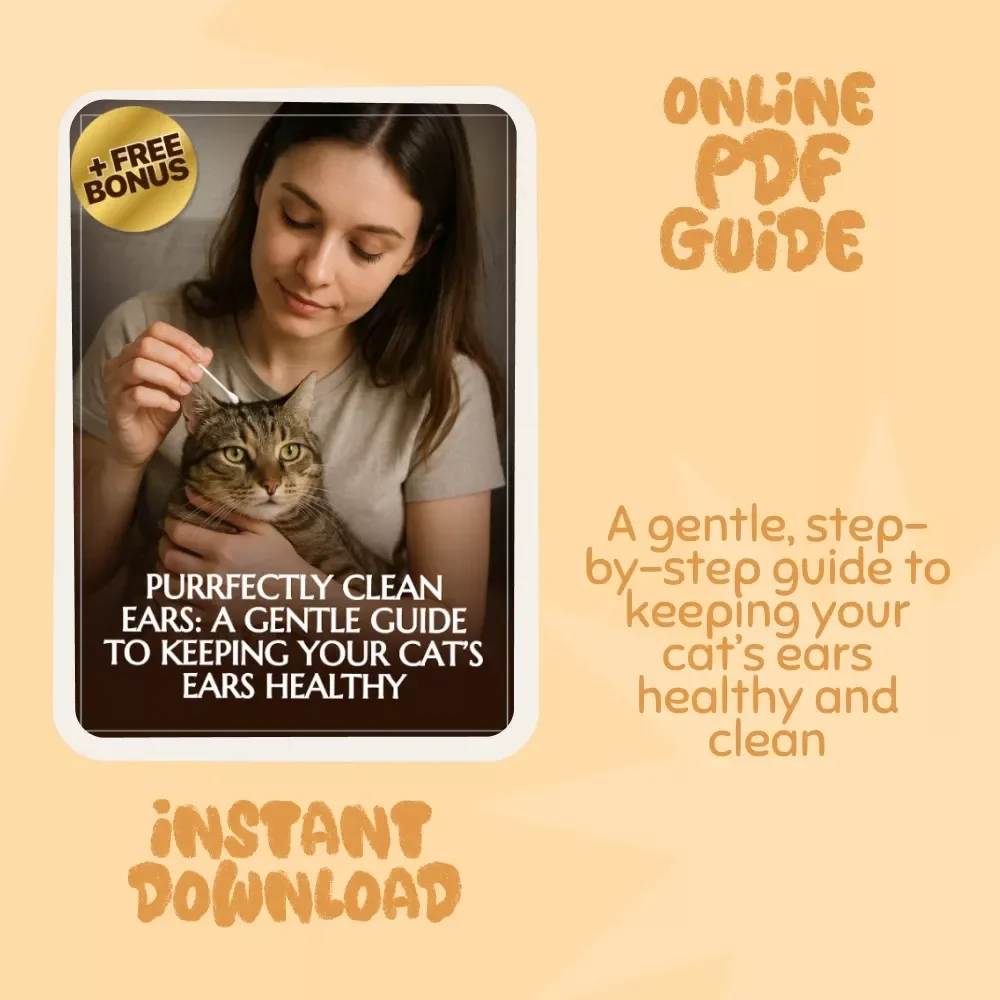 Purrfectly Clean Ears: A Gentle Guide to Keeping Your Cat’s Ears Healthy - How to Clean Cat Ears Safely