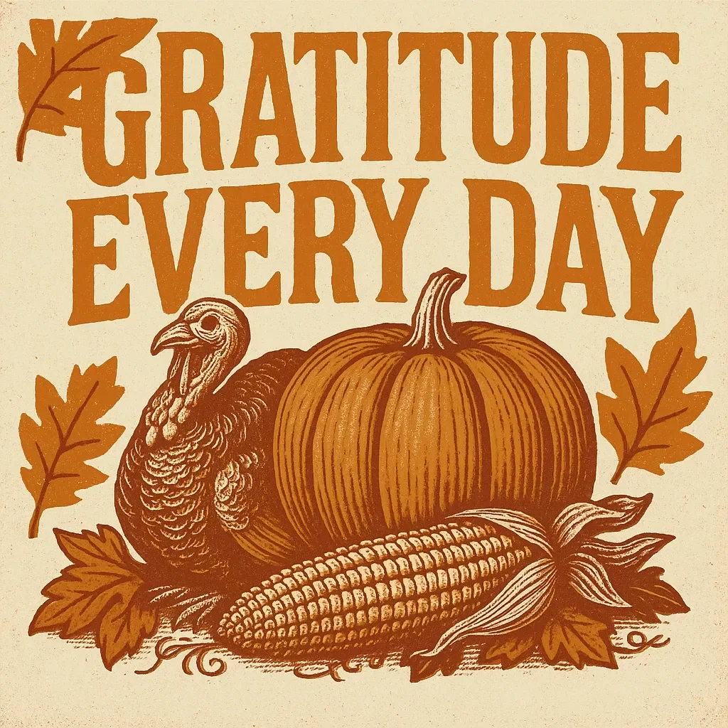 Gratitude Every Day | How to Make Gratitude a Daily Habit After Thanksgiving | Printable & Digital Guide for Mindful Living