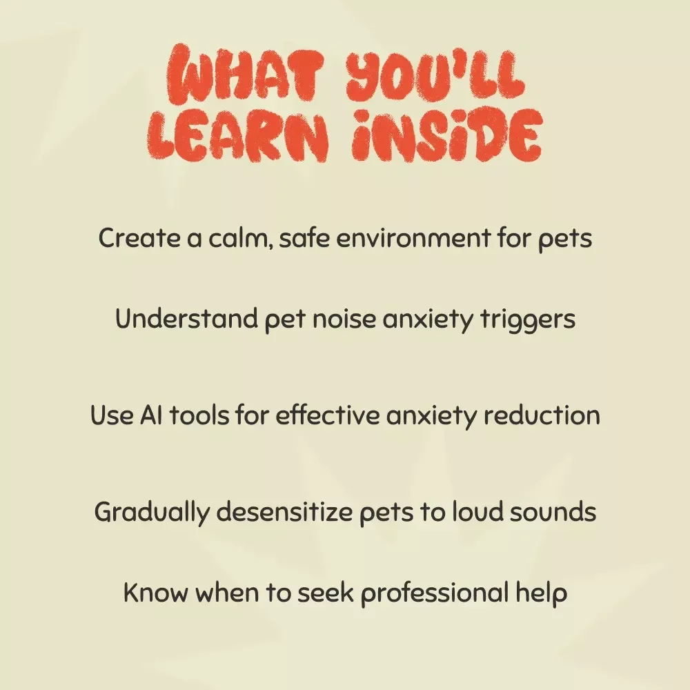 Paws, Ears, and Calm: Helping Pets Brave Loud Noises – A Pet Anxiety Guide for Stress-Free Living