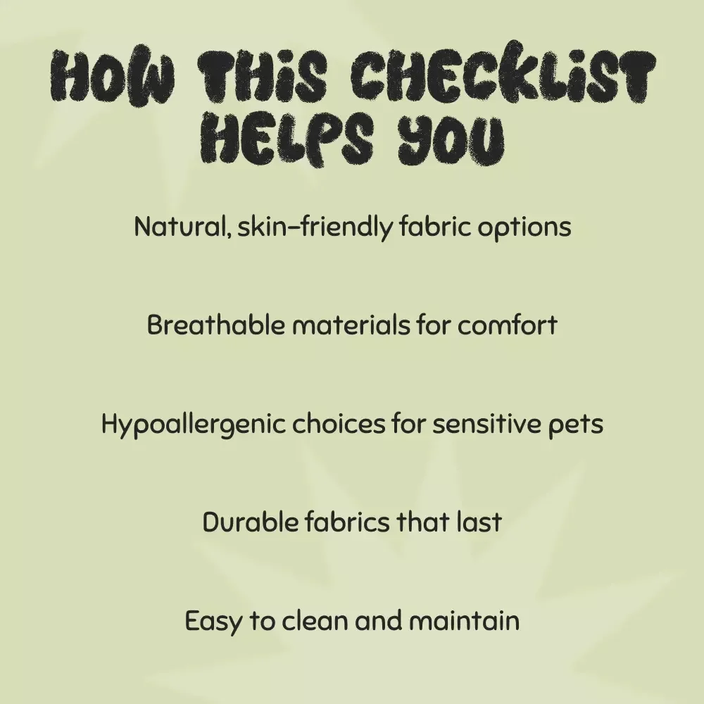 Comfy & Safe Fabrics for Your Pet’s Bed - Ultimate Checklist for Choosing Safe Bedding Fabrics