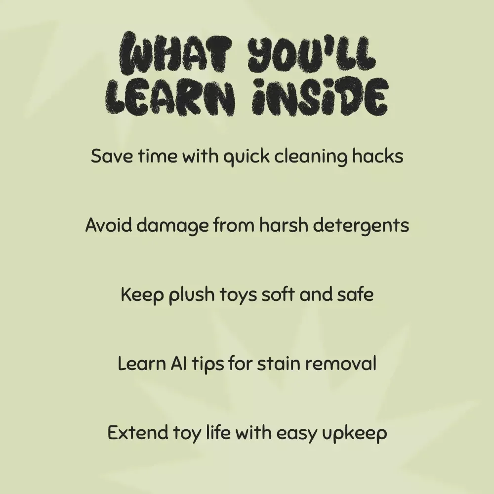 Soft Toy Rescue: Clean Easily & Quickly | Digital Guide for How to Clean Soft Pet Toys Easily, Step-by-Step Methods, and AI-Powered Cleaning Help