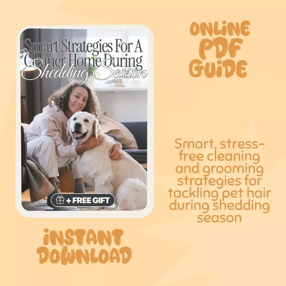 Shedding Less Stress: Smart Strategies for a Cleaner Home During Shedding Season | Dog Owner’s Digital Guide with tips for reducing shedding season mess