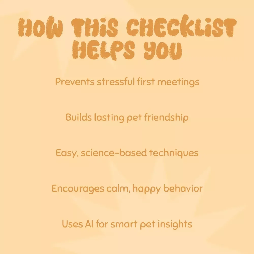 Cat-to-Dog Introduction Checklist | Printable Pet Owner Guide for Calm, Safe First Meetings | What to Do When Introducing Cats to Dogs | Digital Download PDF
