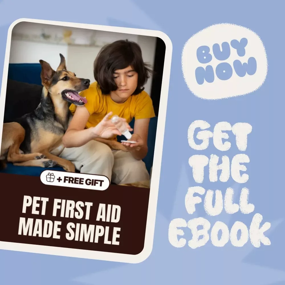 Pet First Aid Made Simple | Digital eBook Guide on How to Make a Pet First Aid Kit for Dog & Cat Owners, Emergency Preparedness Checklist for Pet Safety