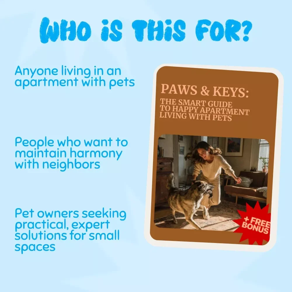 Paws & Keys: The Smart Guide to Happy Apartment Living with Pets - eBook for Pet Owners