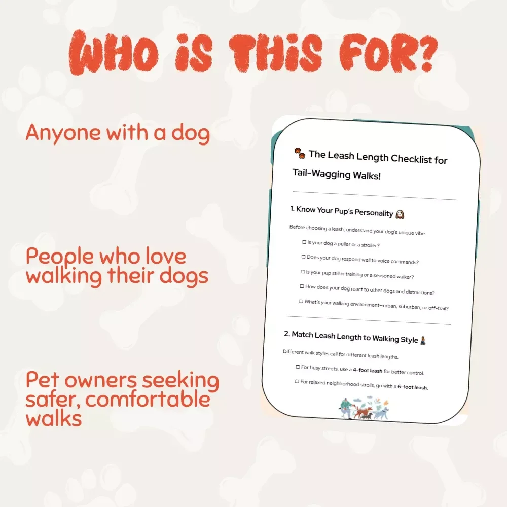 The Leash Length Checklist for Tail-Wagging Walks: Find the Best Leash Length for Daily Dog Walks