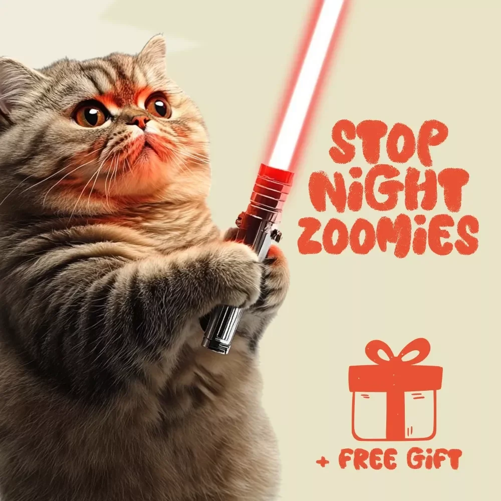 Tame the Midnight Madness: Your Checklist for Stopping Night Zoomies in Cats 🐾 | Cat Behavior eBook | Digital Download | Feline Sleep Training Guide for Cat Owners | Printable Cat Care Checklist