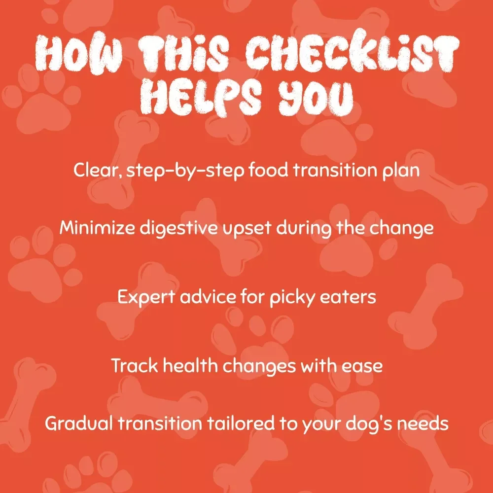 The Pawsome Dog Food Switch Checklist: Make the Change Without the Chaos! - Easy Transition Guide for Dog Parents