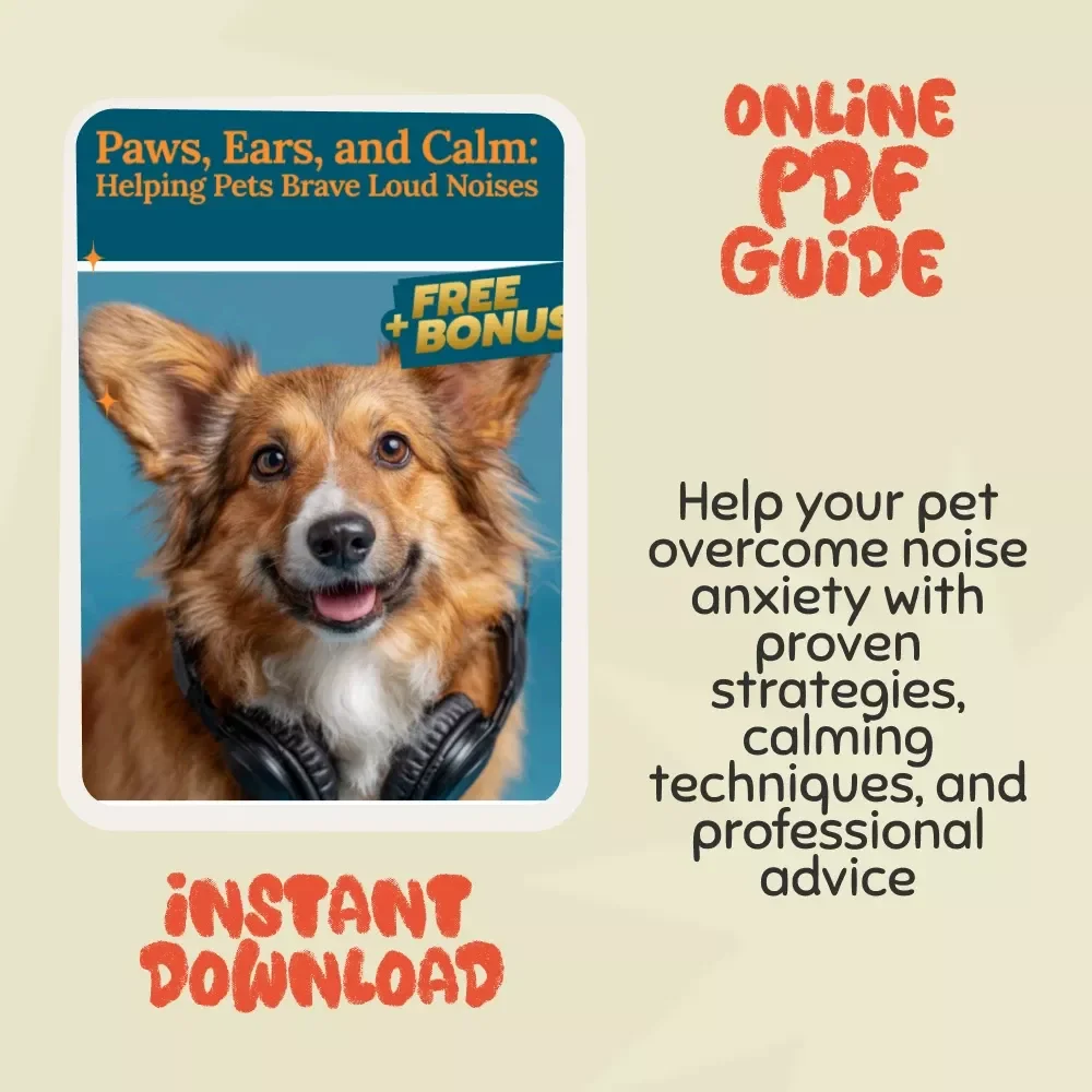 Paws, Ears, and Calm: Helping Pets Brave Loud Noises – A Pet Anxiety Guide for Stress-Free Living