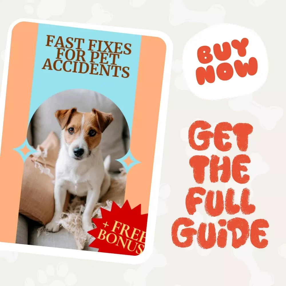 Fast Fixes for Pet Accidents | Instant Digital Guide for Pet Owners | Tips for Cleaning Up Pet Accidents Quickly, Preventing Stains & Odors