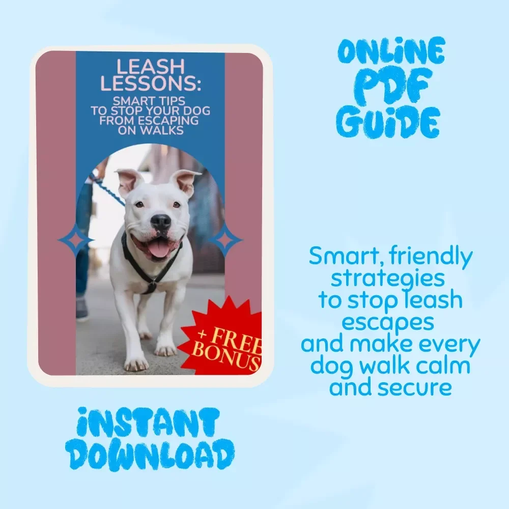 Leash Lessons: Smart Tips to Stop Your Dog from Escaping on Walks | Digital Guide for Pet Owners | Safe Walking & Training Tips for Keeping Dogs from Escaping During Walks