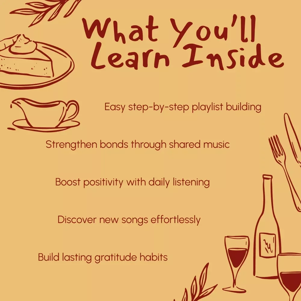 Creating a Gratitude Playlist Together | How to Make a Gratitude Playlist Together | Digital Ebook Guide