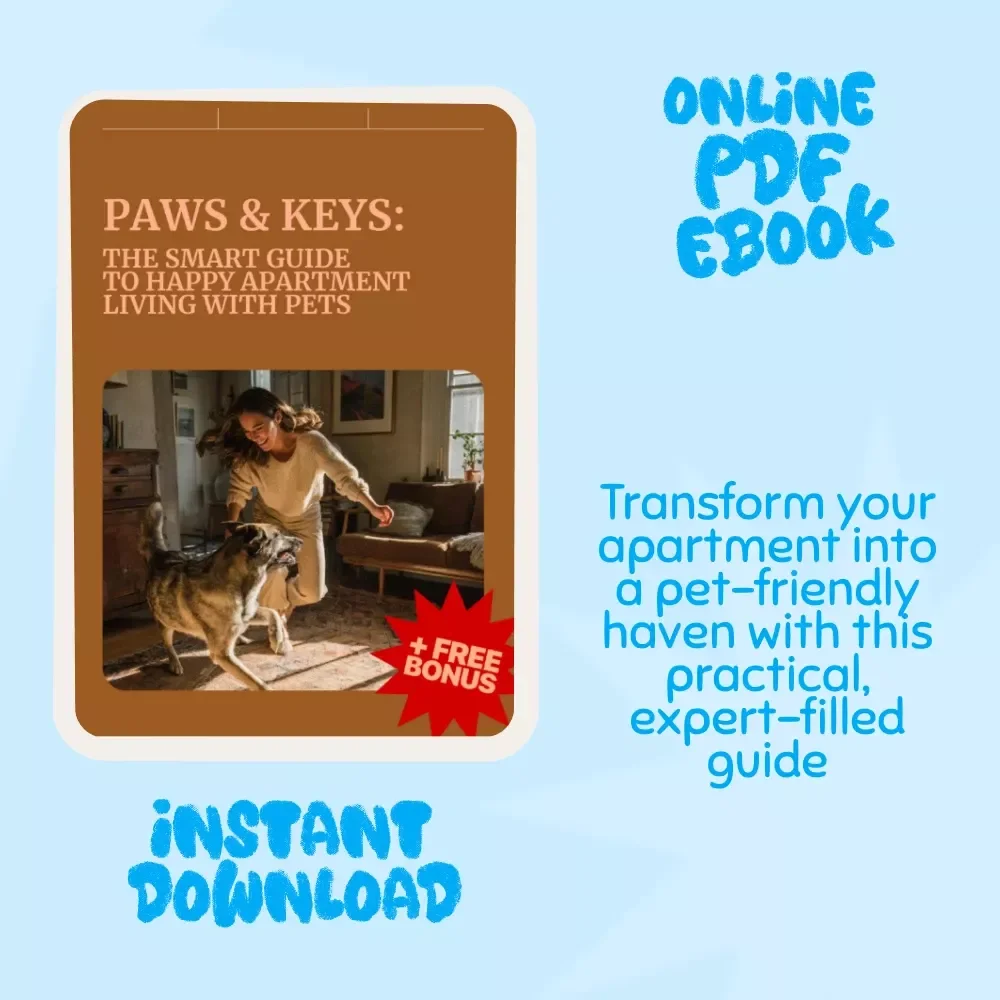 Paws & Keys: The Smart Guide to Happy Apartment Living with Pets - eBook for Pet Owners