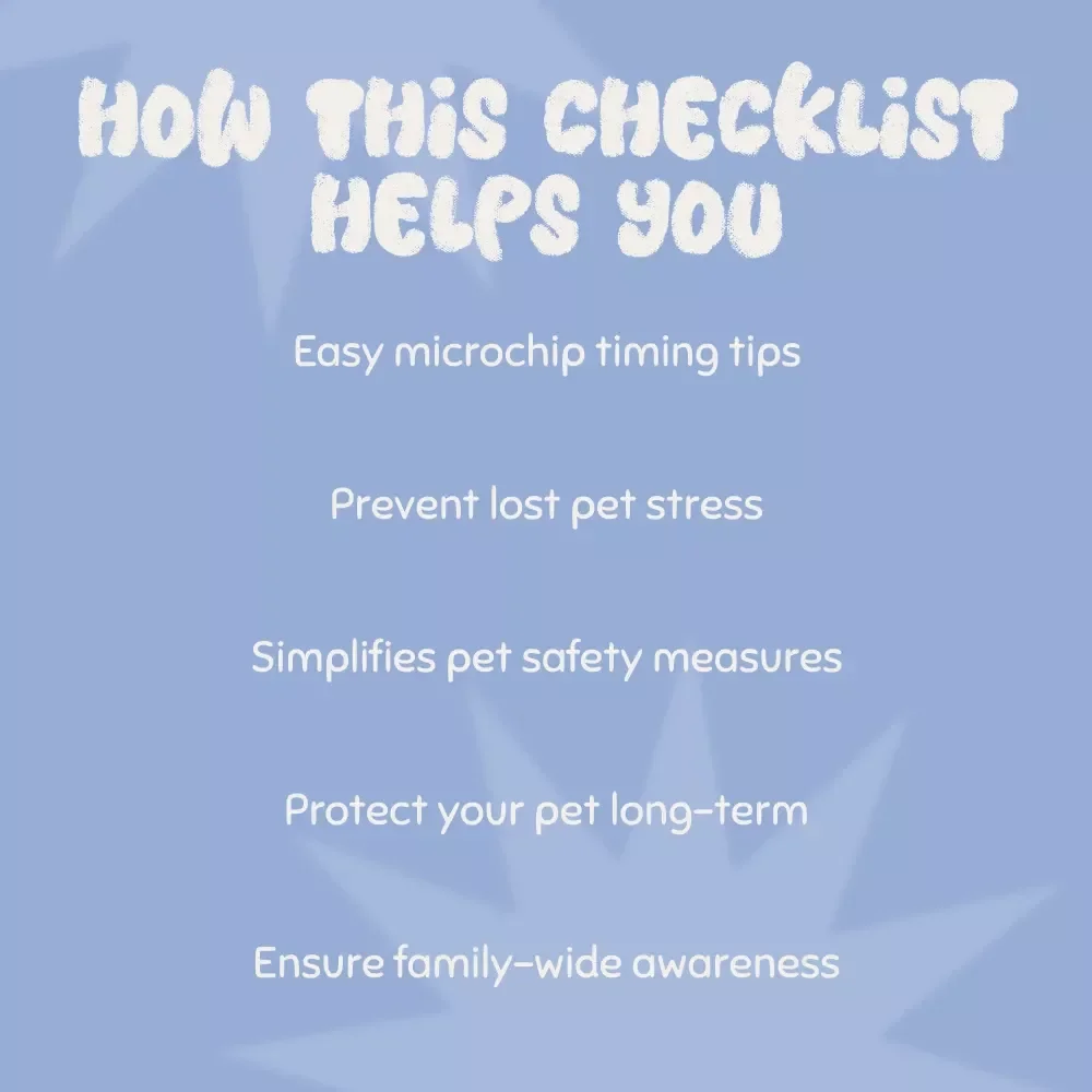 Pet Microchip Timing Made Simple: Essential Checklist for Microchipping Your Pet