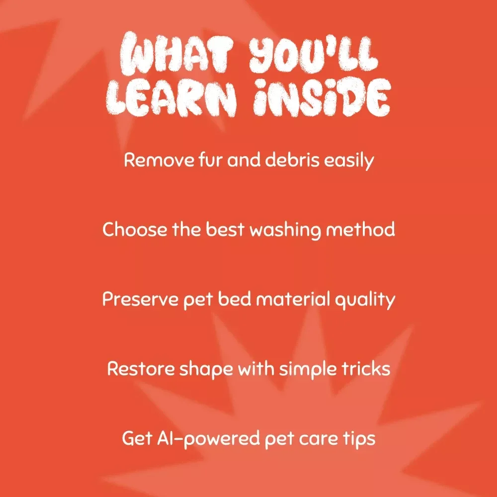 Fresh & Fluffy: Wash Pet Beds Safely - The Ultimate Guide on How to Wash Pet Beds Without Damage