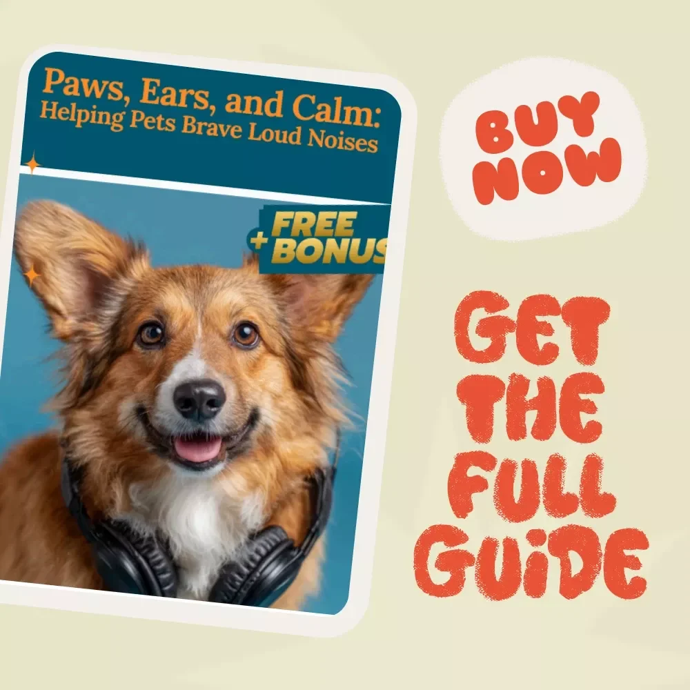 Paws, Ears, and Calm: Helping Pets Brave Loud Noises – A Pet Anxiety Guide for Stress-Free Living